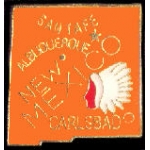 NEW MEXICO PIN NM STATE SHAPE PINS